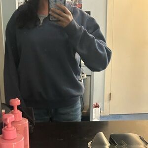 Blue quarter zip Tilly’s